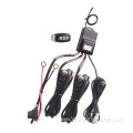 High Quality Remote Control Wiring Harness 2 Light Beads Rgb Led Rock Lights With Remote Controller